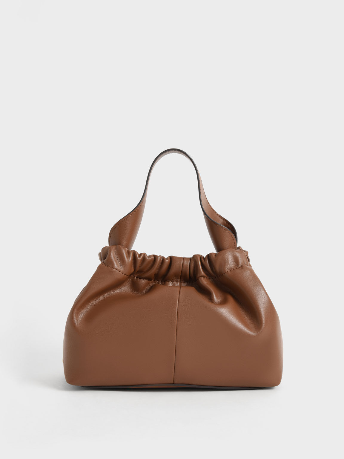 Tas Ruched Slouchy Ally, Chocolate, hi-res