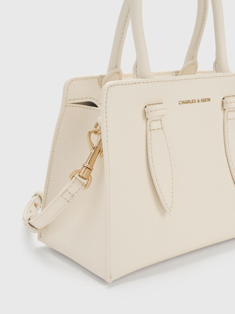 Tas Tote Trapeze Structured Allyn, Cream, hi-res