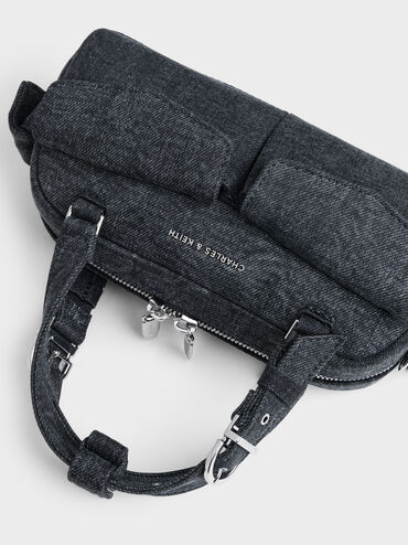 Tas Bowling Multi-Pocket Denim Rachel, Denim Blue, hi-res