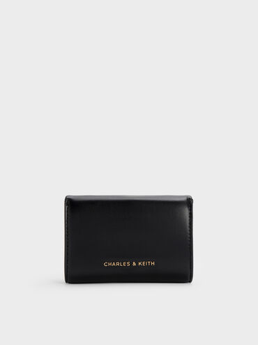 Lilibet Chain-Strap Wallet, Black, hi-res