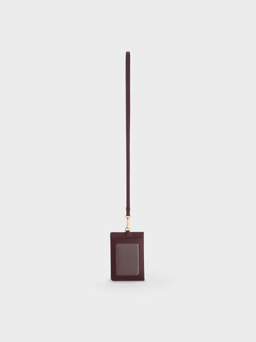 Dompet Card Holder Side-Zip Twilia, Wineberry Red, hi-res