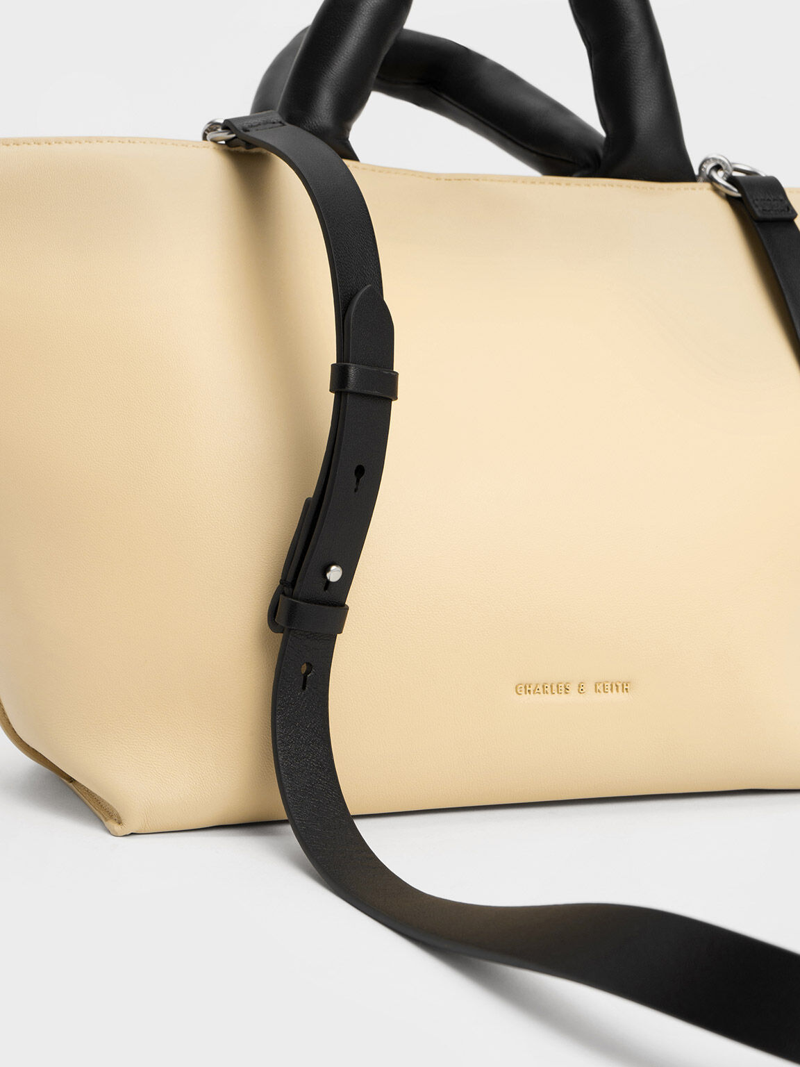 Velvet bow detail discount handbag charles and keith