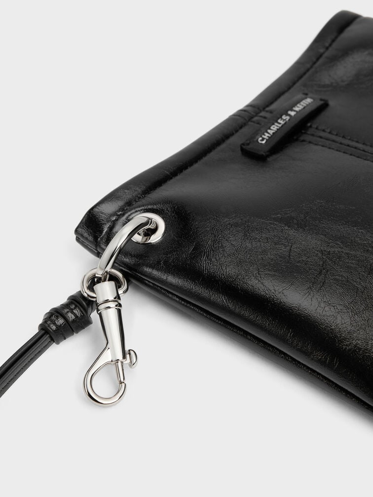Noane Top-Zip Pouch, Noir, hi-res