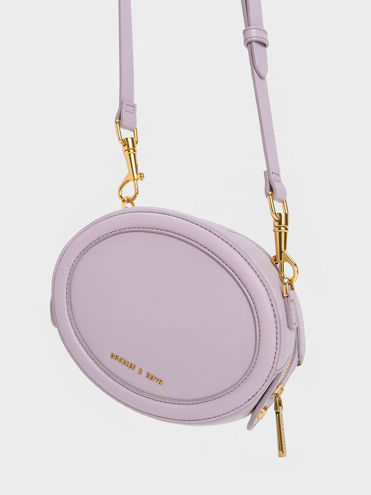 Tas Chain Handle Oval, Lilac, hi-res