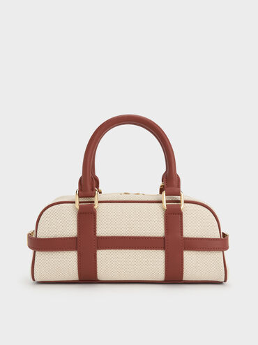 Tas Bowling Canvas Scottie, Brick, hi-res