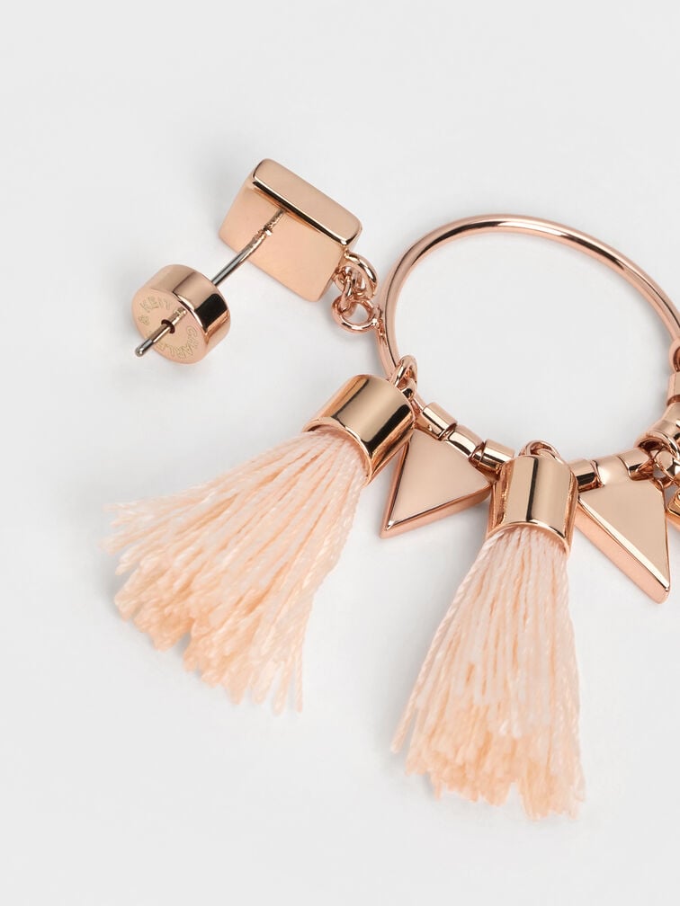 Anting Tassel Drop Orelia, Soft Pink, hi-res