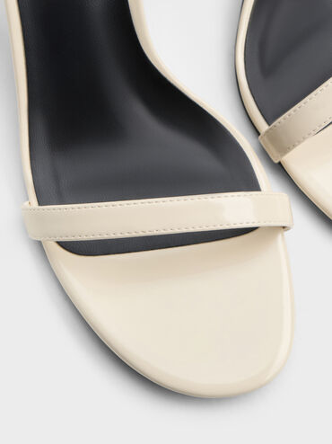 Sandal Heeled Ankle-Strap Stiletto-Heel, White, hi-res