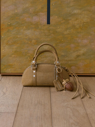 Tas Bowling Studded Tatiana, Sand, hi-res