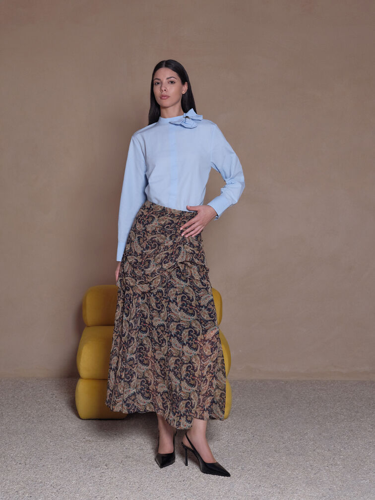 Sepatu Pumps Stiletto Slingback Leather, Black Box, hi-res