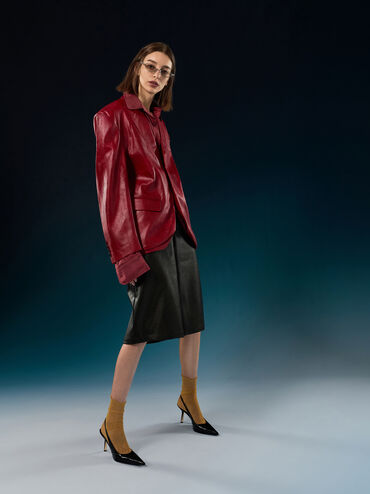 Sepatu Pumps Slingback Taylen, Black Box, hi-res