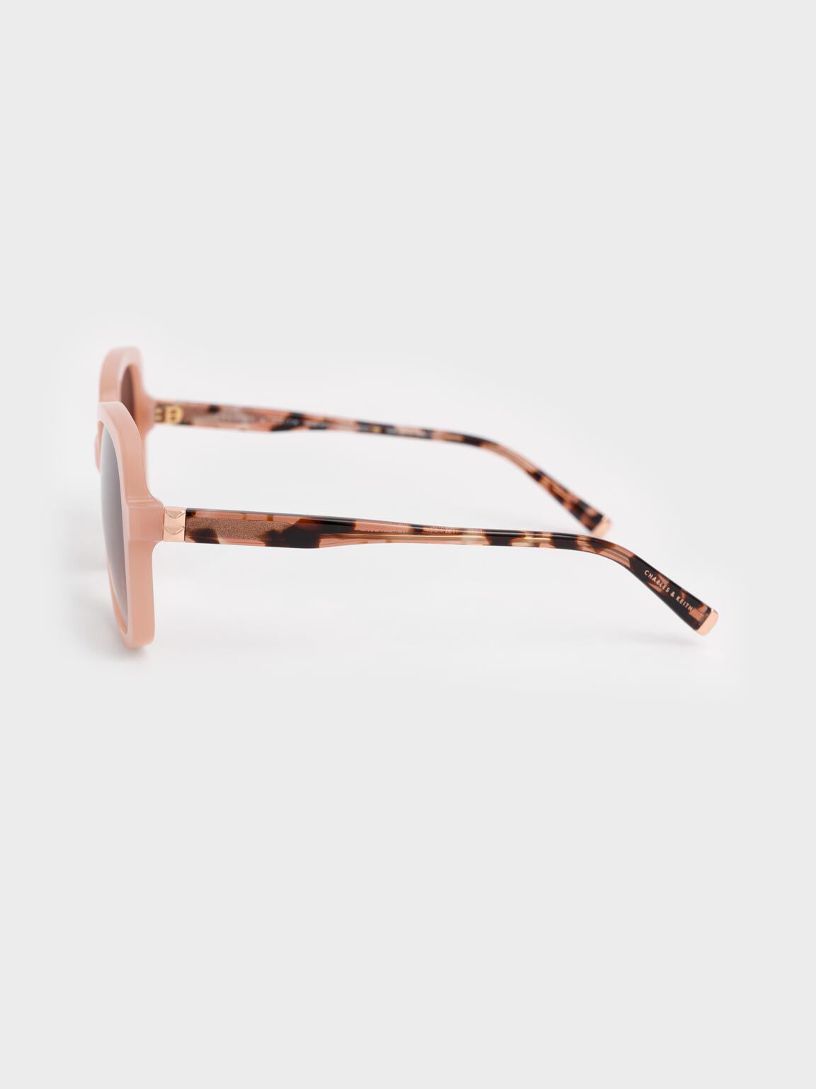 Recycled Acetate Butterfly Sunglasses, Pink, hi-res