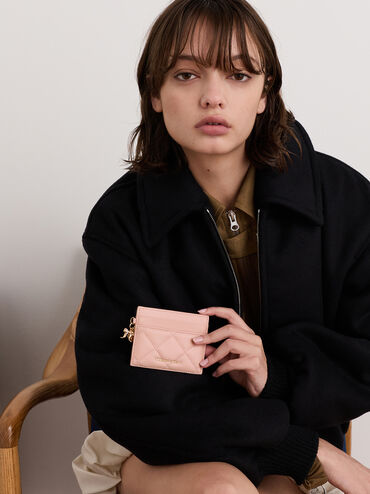 Card Holder Quilted Arrietty, Light Pink, hi-res