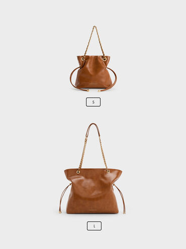 Tas Tote Braided-Strap Arya, Distressed Tan, hi-res