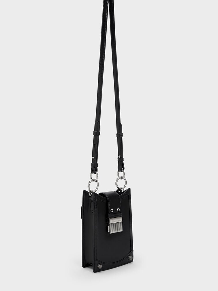 Phone Pouch Winslet Belted, Black, hi-res