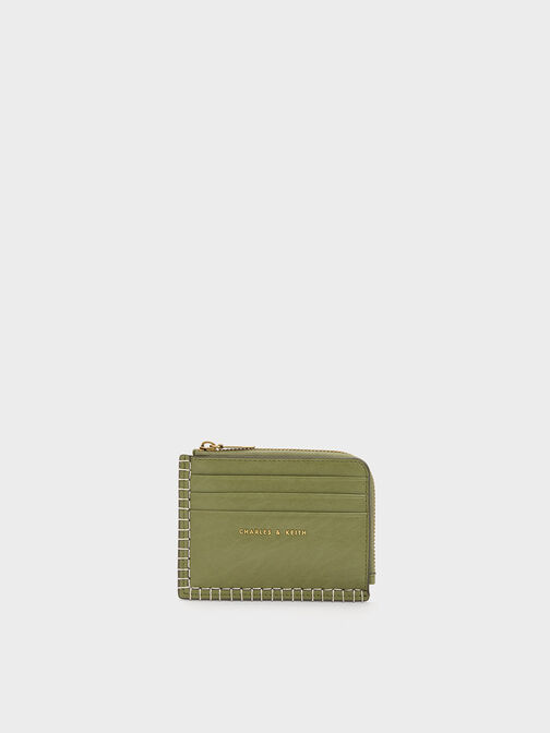 Dompet Charles and Keith Daki Belted Wallet in Beige