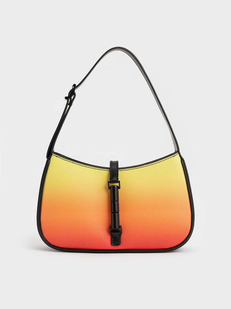 Cesia Ombre Shoulder Bag, Sunset, hi-res