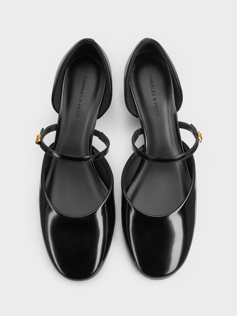 Mary Jane D'Orsay Pumps, Black Box, hi-res