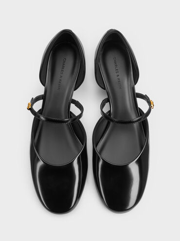 Mary Jane D'Orsay Pumps, Black Box, hi-res