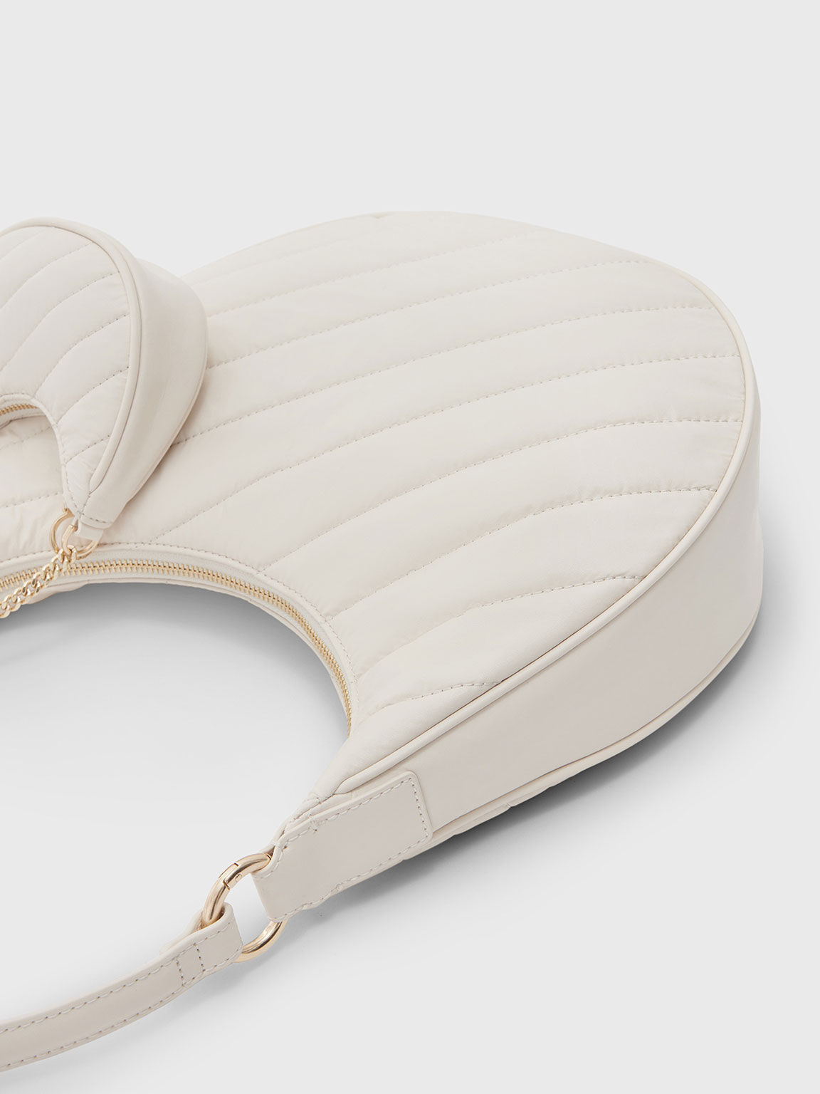 Tas Hobo Chailly Panelled, Cream, hi-res