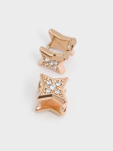 Anting Crystal Star Everest, Rose Gold, hi-res