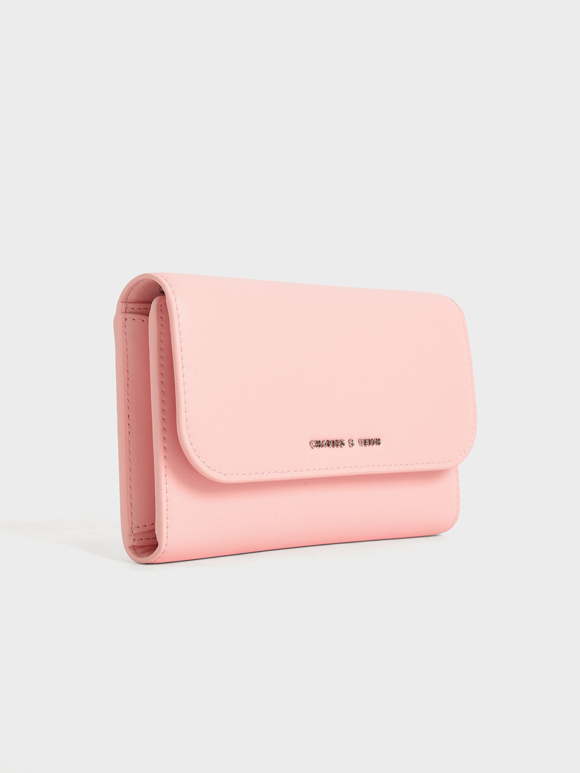 Dompet Panjang Magnetic Front Flap, Light Pink, hi-res