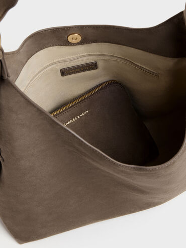 Tas Hobo Aislin, Stone Grey, hi-res