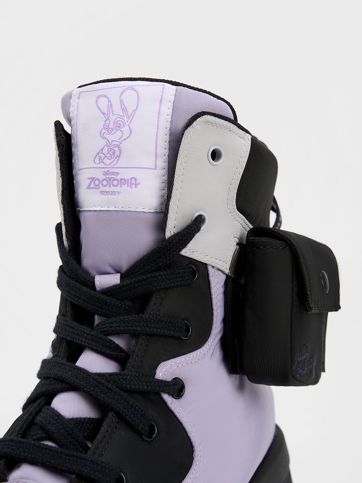 Sepatu Boots Combat Rainer Judy Hopps, Lilac, hi-res