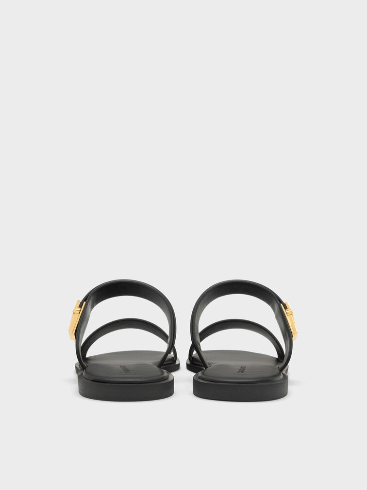 Dove Double-Strap Sandals, Espresso Brown, hi-res