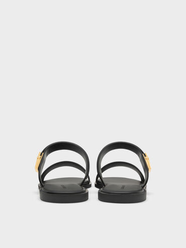 Dove Double-Strap Sandals, Espresso Brown, hi-res