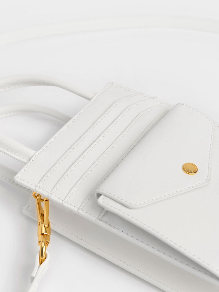 Pouch Phone Este Belted, White, hi-res