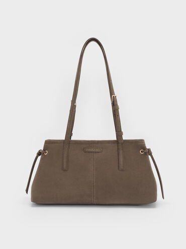 Tas Bahu Elongated-Handle Noane, Stone Grey, hi-res