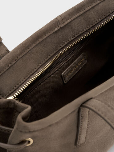 Tas Bahu Elongated-Handle Noane, Stone Grey, hi-res