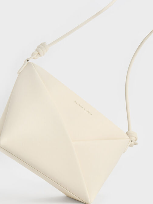 Midori Geometric Crossbody Bag, Cream, hi-res