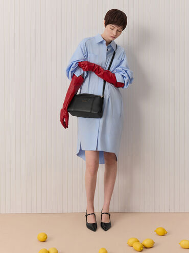 Tas Top Handle Roan, Black, hi-res