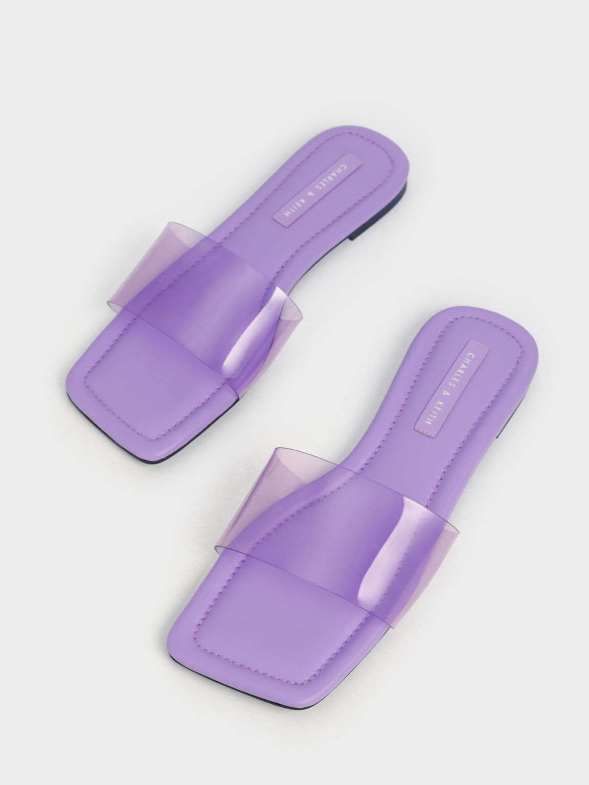 Sandal Slide Padded, Purple, hi-res