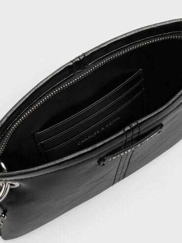 Noane Top-Zip Pouch, Noir, hi-res