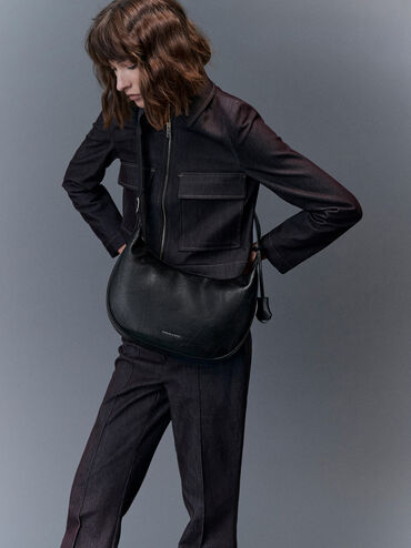 Tas Hobo Vega Large, Noir, hi-res