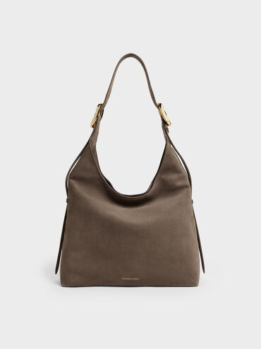 Tas Hobo Aislin, Stone Grey, hi-res