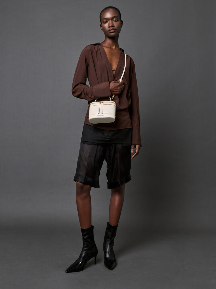 Tas Vanity Top Handle Enola, Cream, hi-res