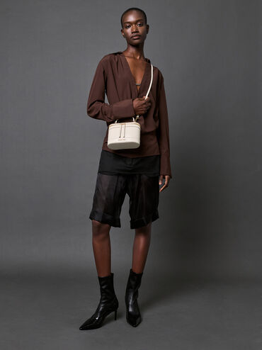 Tas Vanity Top Handle Enola, Cream, hi-res