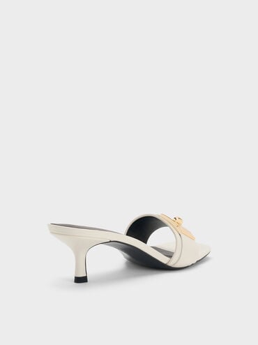 Sepatu Mules Kitten-Heel Aelin, White, hi-res