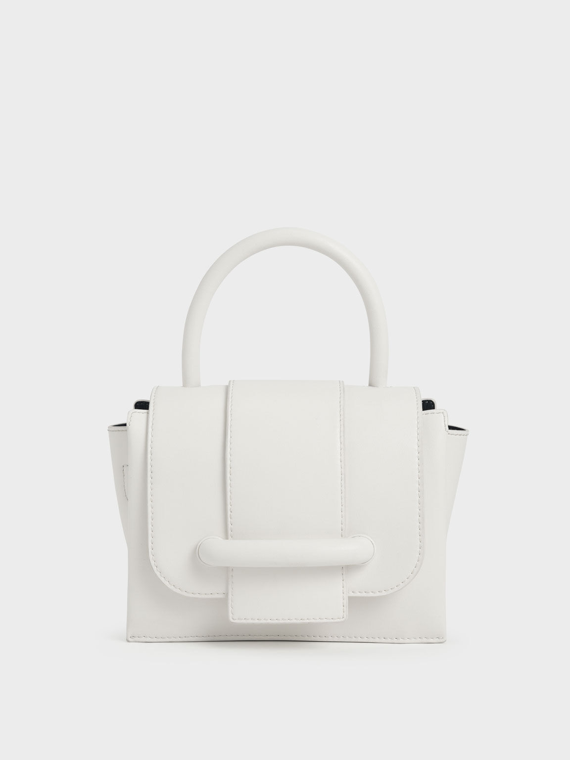 Chain Strap Mini Bag, White, hi-res