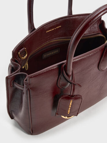 Tas Tote Ginevra, Wineberry Red, hi-res