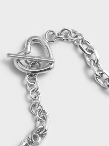 Gelang Heart Annalise, Silver, hi-res