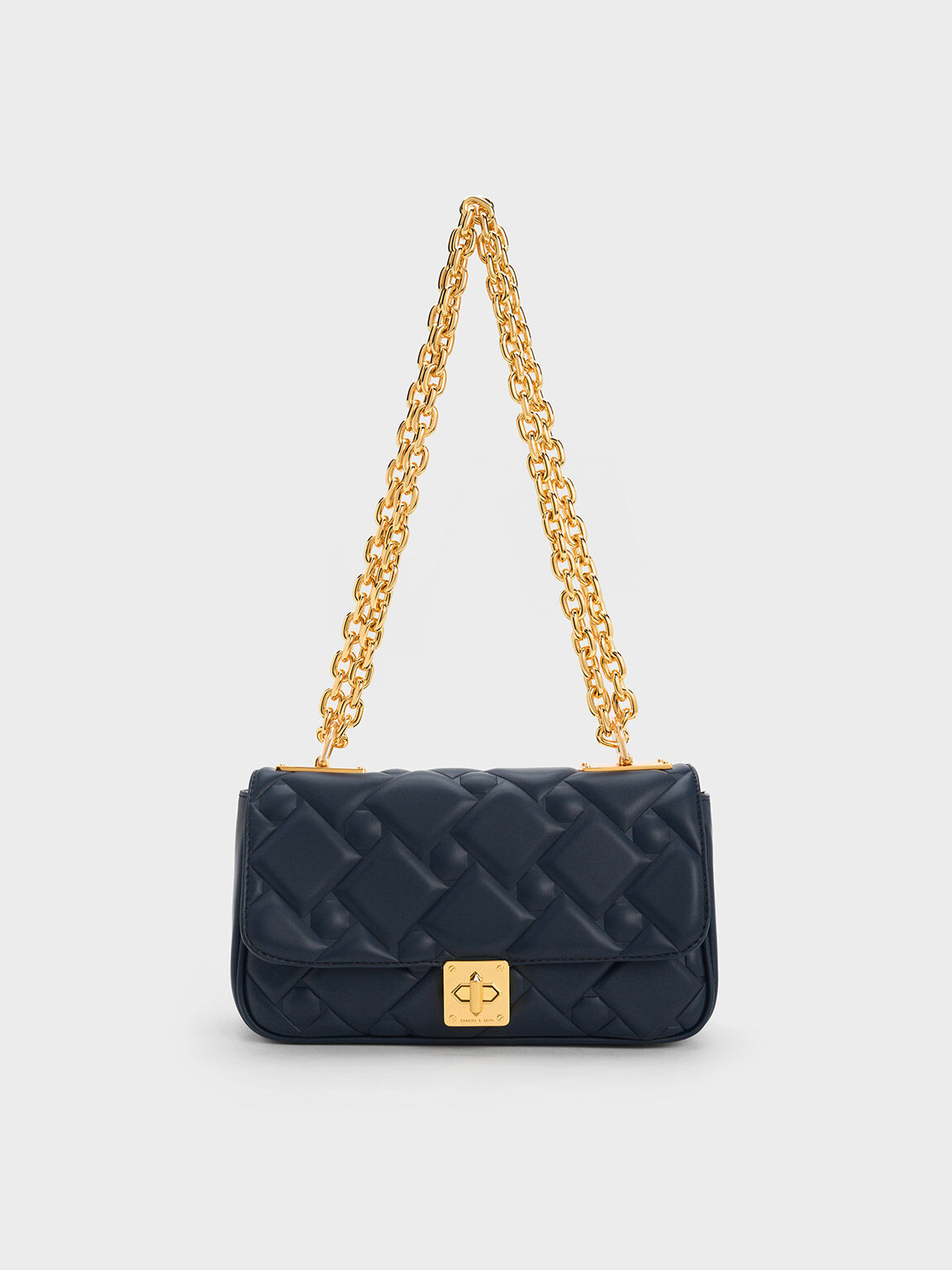 Quilted leather chain bag hot sale