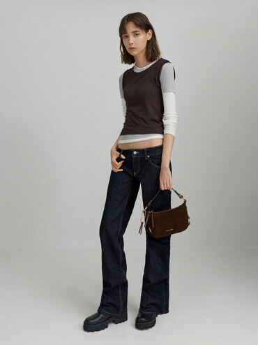 Tas Hobo Tassel Tatiana, Espresso Brown, hi-res