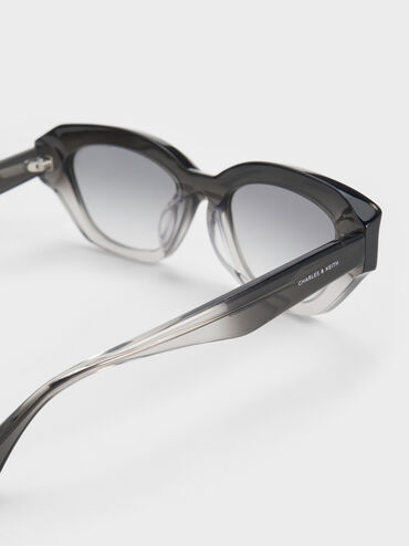 Kacamata Onyx Cat-Eye Ombre, Grey, hi-res