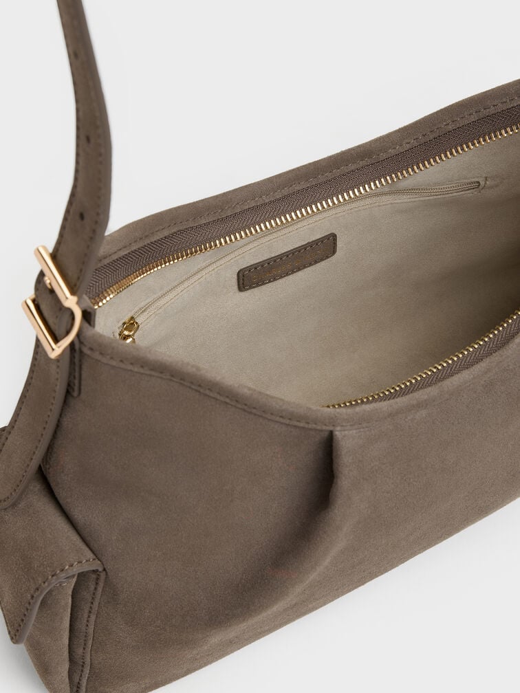 Khai Side-Pocket Shoulder Bag, Stone Grey, hi-res
