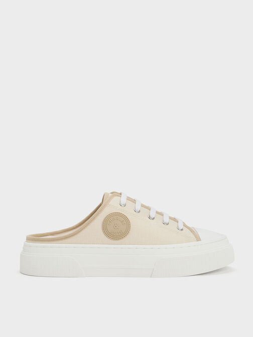 Kay Canvas Slip-On Sneakers, Taupe, hi-res