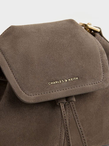 Tas Bucket Side-Pocket Noane, Stone Grey, hi-res
